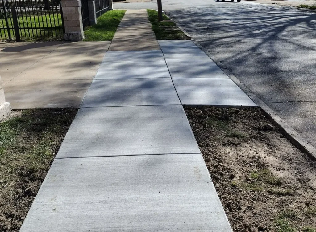 concrete sidewalk installation and repair st. louis mo