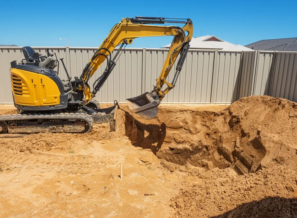 pool excavation company for residential and commercial properties in st. louis mo and the metro east