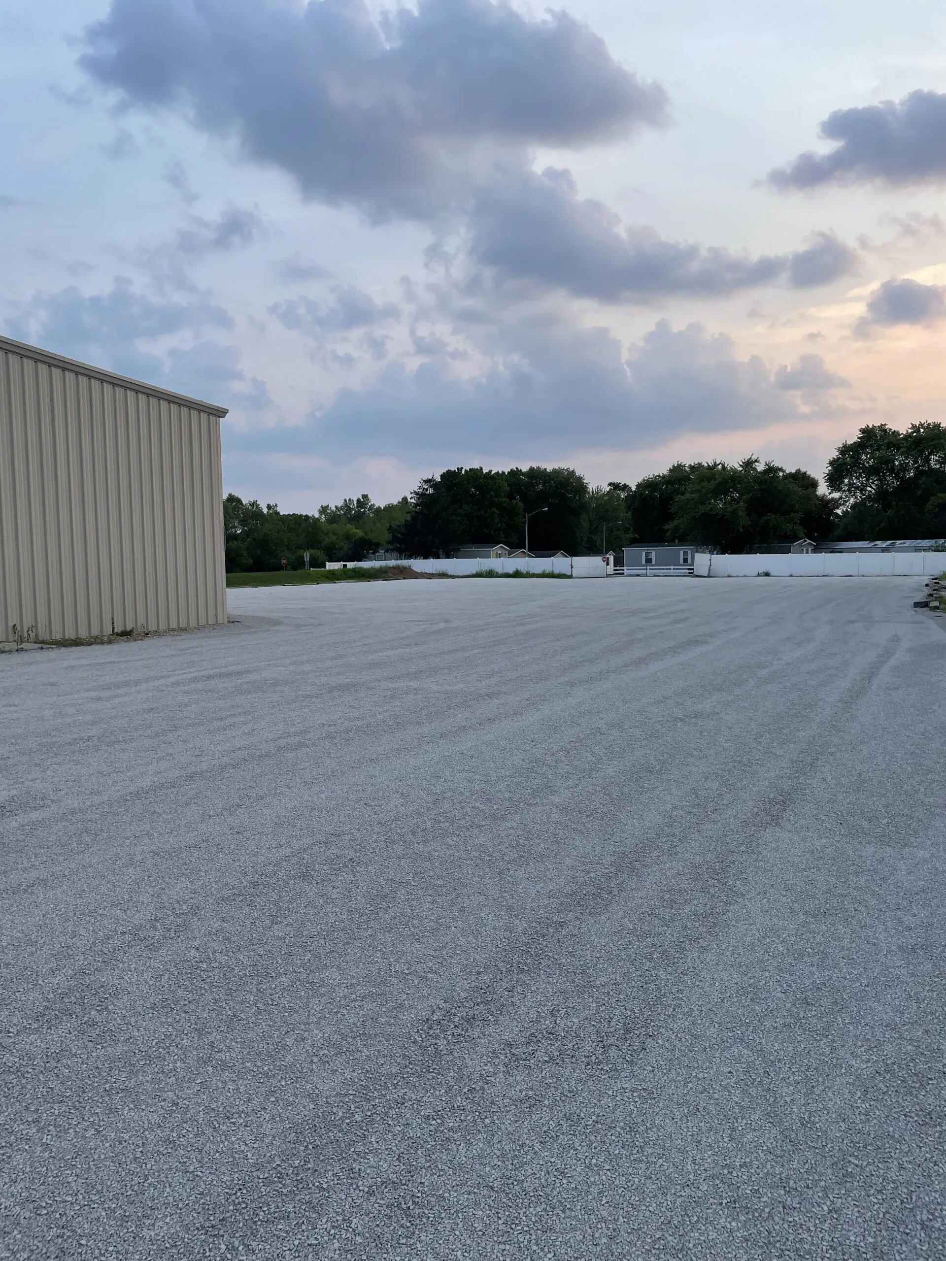 K&K Contracting - pressed gravel empty lot - St. Louis, MO